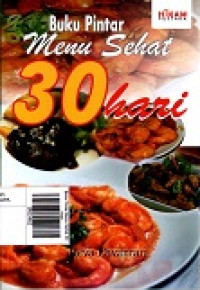 Buku Pintar Menu Sehat 30 Hari