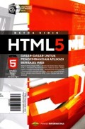 HTML5 Dasar-Dasar untuk Pengembangan Aplikasi Berbasis Web