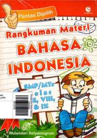 Rangkuman Materi Bahasa Indonesia